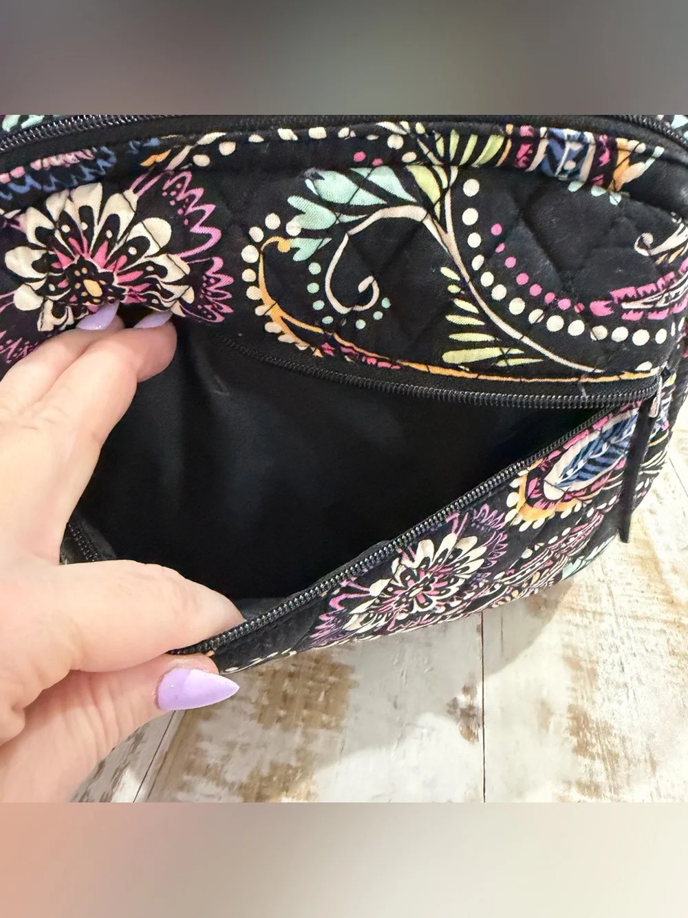 Vera Bradley Bandana Swirl Paisley Iconic Campus Backpack Retired Laptop Bag